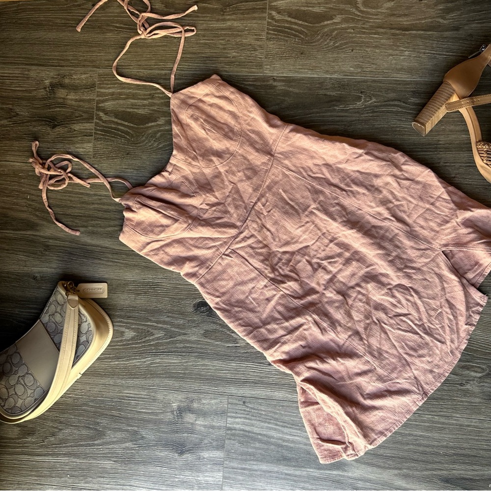 Aeropostale Light Pink Casual Dress - Picture 3 of 5